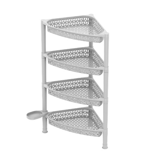 Kệ góc lớn 4 tầng nhựa DUY TÂN (48.5 x 230 x 81 cm) - 13474
