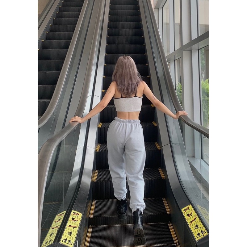 Quần thun Jogger White Margot Pants |Lnd