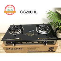 Bếp ga đôi kính Dicory,bếp ga dùng tốt giá rẻ bảo hành 12 tháng