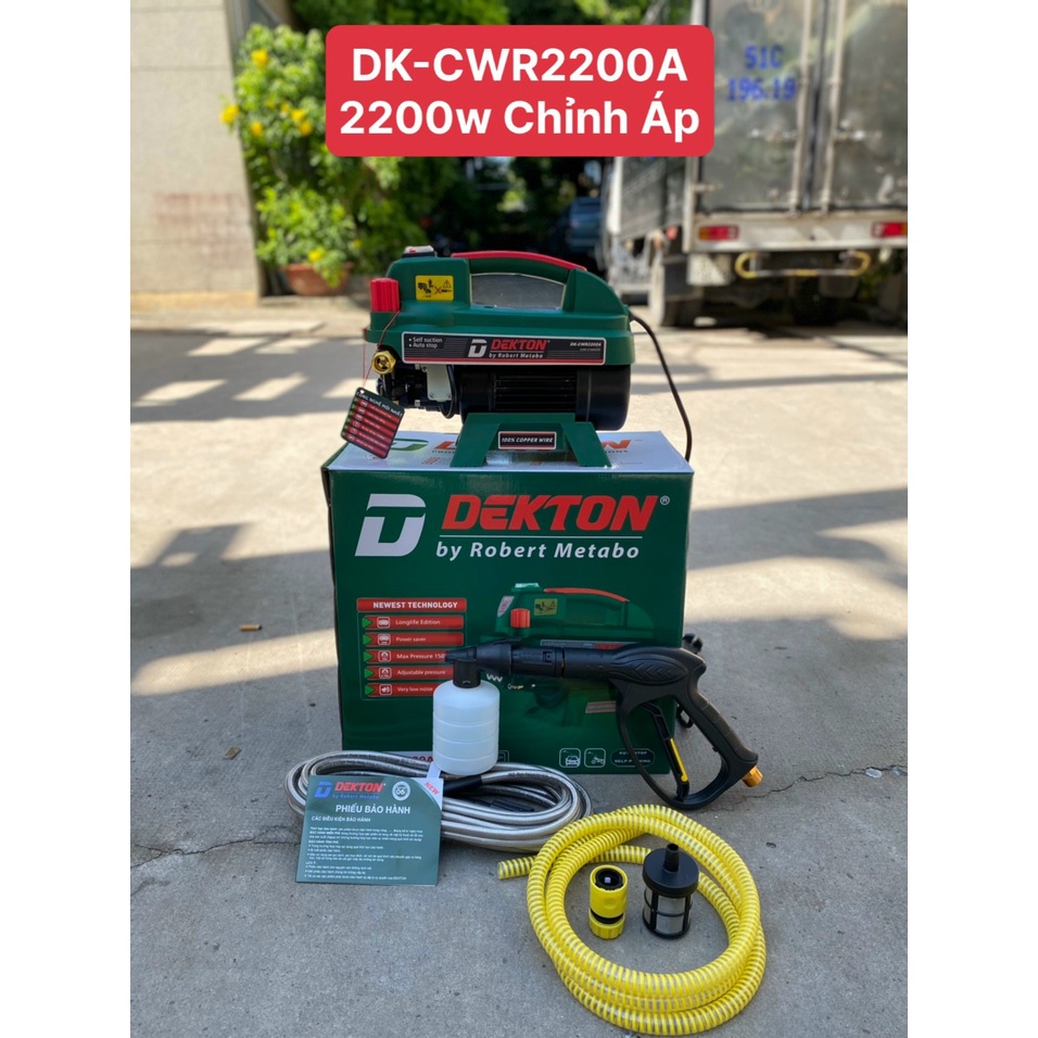 [Dekton Official Store - TP. HCM] Máy Rửa Xe DEKTON - CWR2200A
