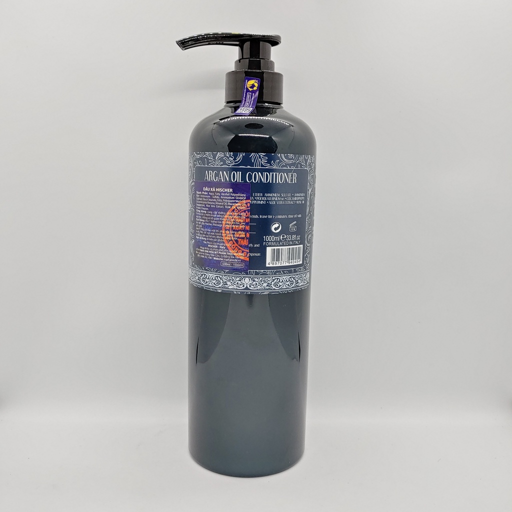 DẦU GỘI XẢ PHỤC HỒI HISCHER ARGAN OIL 1000ML