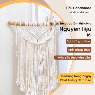 🌻 🌻  Macrame trang trí size nhỏ - dùng trang trí nhà cửa, nội thất không gian nhà bạn 🌻 🌻 - đủ màu