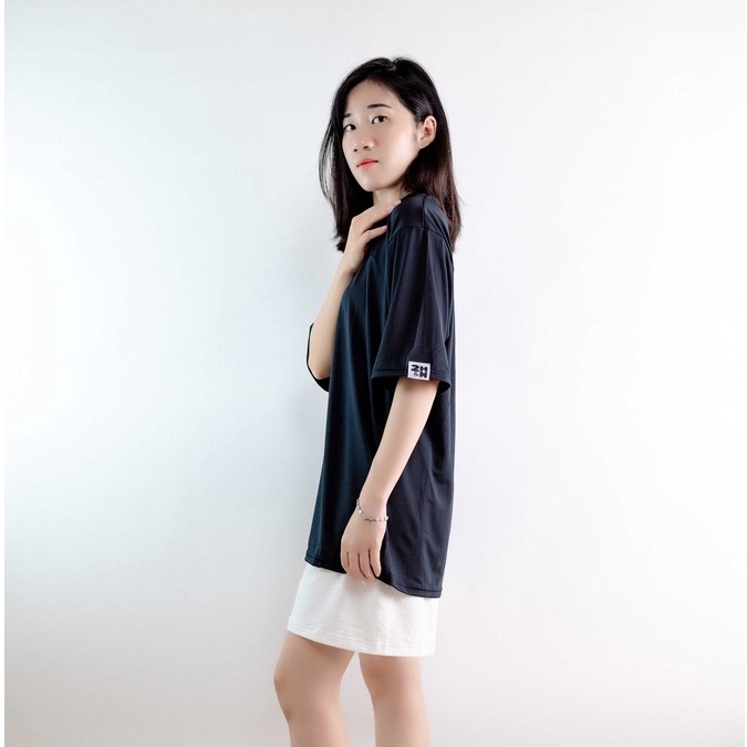 Áo thun nam nữ tay lỡ thời trang đường phố hàn quốc form rộng hàng thun lạnh 4 chiều