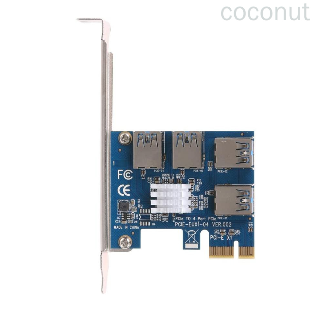 Bảng Mạch Mở Rộng Chuyển Đổi Từ Pci-E X1 Sang Usb 3.0 4 Cổng