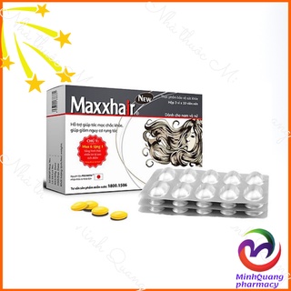 MAXXHAIR [Hộp 30 viên] - Viên uống mọc tóc nhanh, giảm rụng tóc, [maxhair]