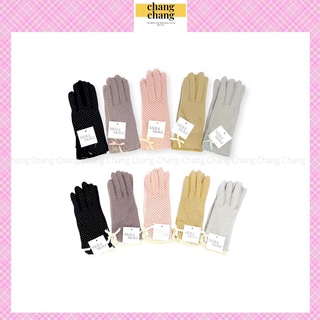 Găng Tay Chống Nắng Nhật Chống Tia UV Dùng Được Cảm Ứng Trên Điện Thoại, Găng Tay Chống Nắng Nữ Chấm Bi Nhật Thoáng Mát