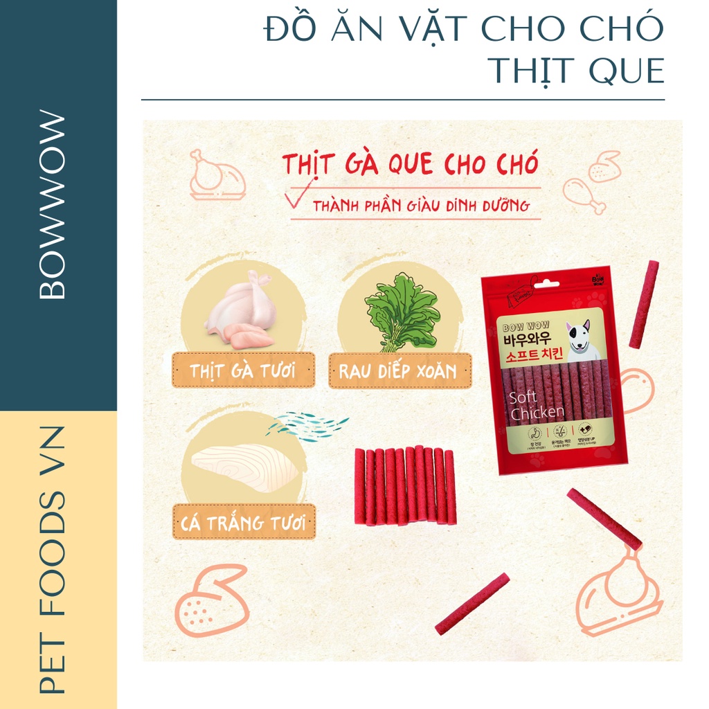 Thịt que cho chó BOWWOW