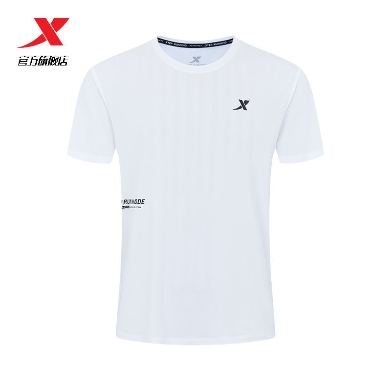 Áo thun XTEP 979329010399 cotton tay ngắn cổ tròn thời trang trẻ trung dành cho nam