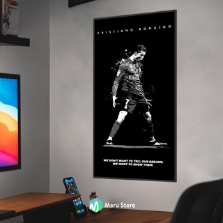 Tranh Ronaldo Treo Tường Canvas Có Khung Composite