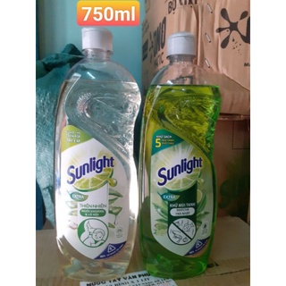 Nước Rửa Chén SUNLIGHT Matcha Trà Xanh Nhật Khử Mùi Tanh Chai 750ml