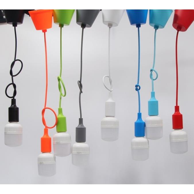 Bộ 8 dây đèn thả trang trí bóng led búp trụ 13w