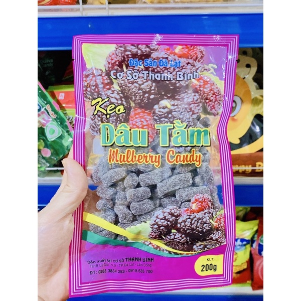 KẸO DÂU TẰM/ ME CAY/ DÂU TÂY 200G