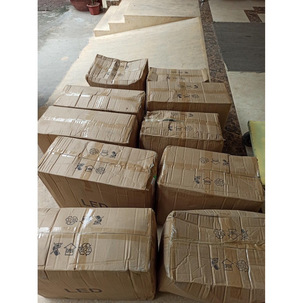 Đèn âm trần viền vàng 5W - 7W - 9W  3 chế độ màu