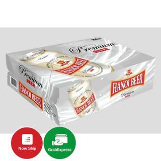 Thùng 24 lon bia hà nội premium 330ml