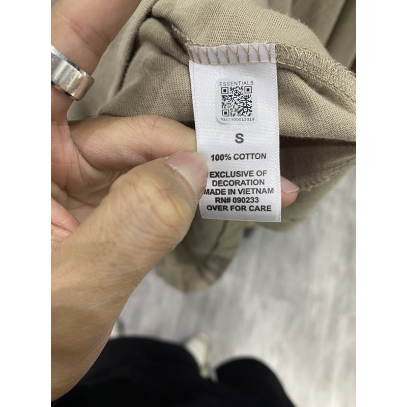 ⚡️[CHỈ 1 NGÀY] - Áo long sleeve Fear of God FOG ESSENTIALS ss20 Oatmeal cao cấp full tag túi, áo sweater FOG | BigBuy360 - bigbuy360.vn