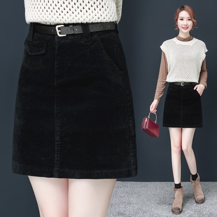 [TẶNG KÈM ĐAI DA 99K] Chân Váy Nhung Tăm FullSize 45>66KG | BigBuy360 - bigbuy360.vn