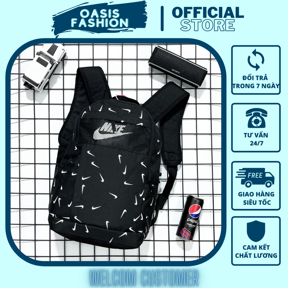 Balo Nike Ulzzang Polka Dots Thời Trang Nam Nữ Full Tag Code