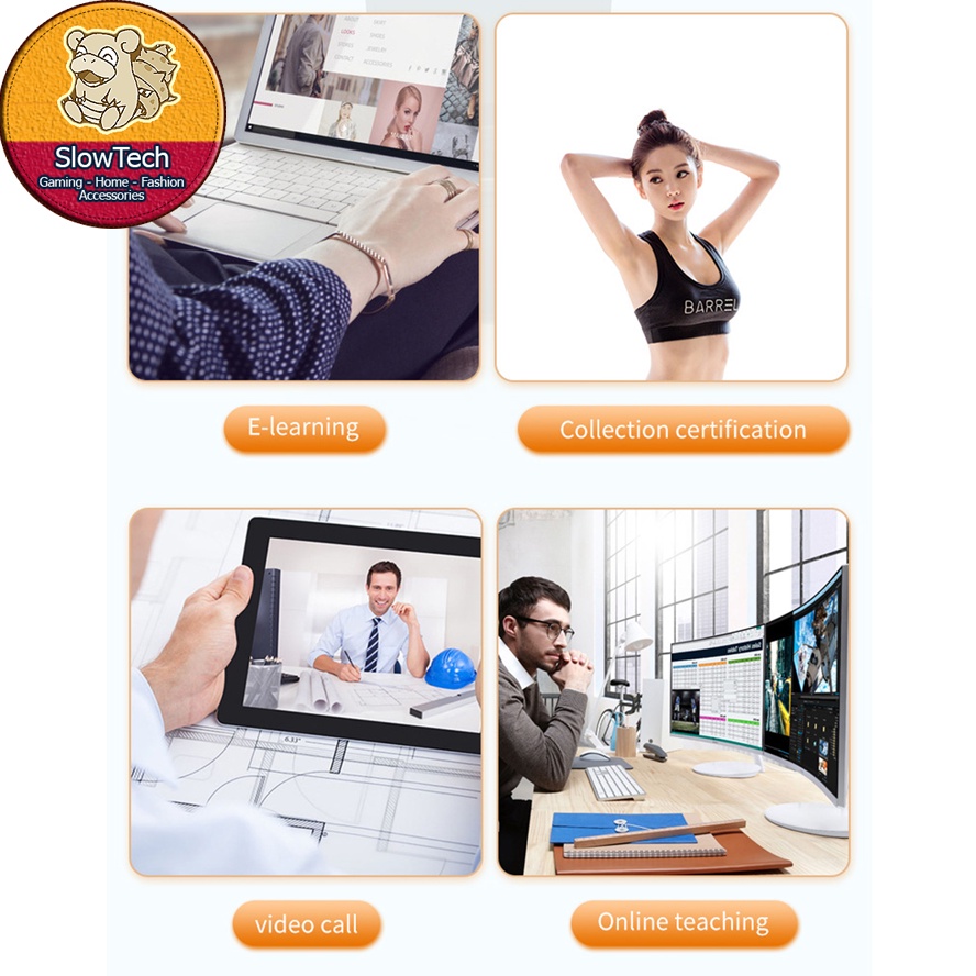 Webcam Dạy Học Online Giá Rẻ Độ nét Ultra-HD 2K, Lấy Nét Tự Động, Quét Tài Liệu, Cân Bằng Sáng SlowTech U2-2K | BigBuy360 - bigbuy360.vn