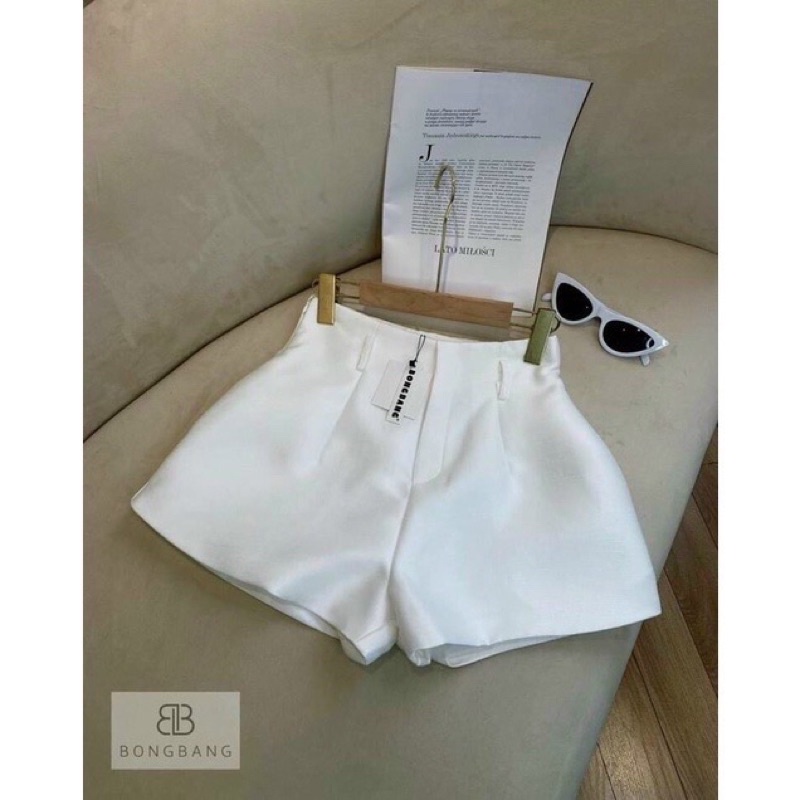 Quần short phồng tacta cạp cao có lót, Quần đùi nữ phồng hàng đẹp TT90 - NhiNhi Shop