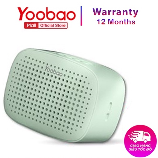 Loa Bluetooth 5.0 Yoobao M2 Hỗ trợ ghép đôi TWS Công suất 3W - Hàng chính hãng - Bảo hành 12 tháng 1 đổi 1