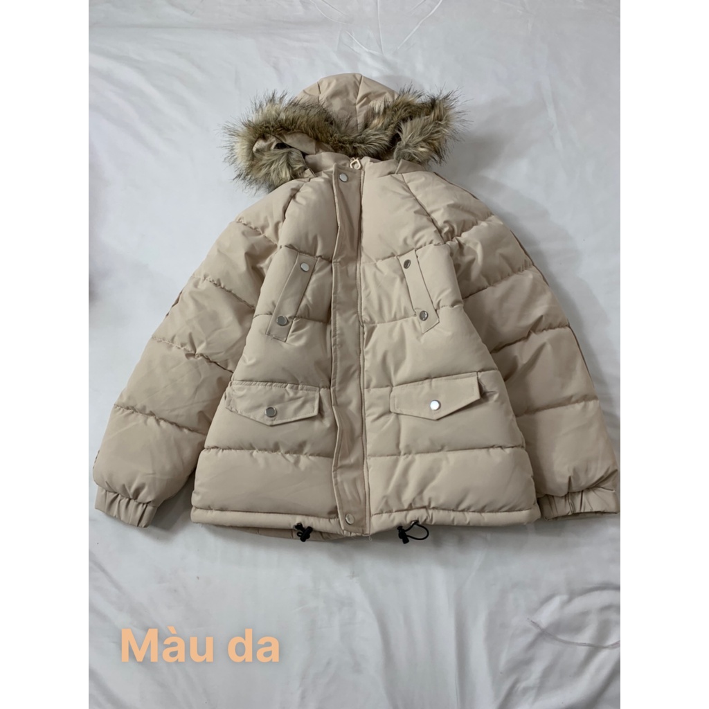 Áo Phao Đại Hàn Có Mũ Dáng Rộng Đẹp Phong Cách | BigBuy360 - bigbuy360.vn