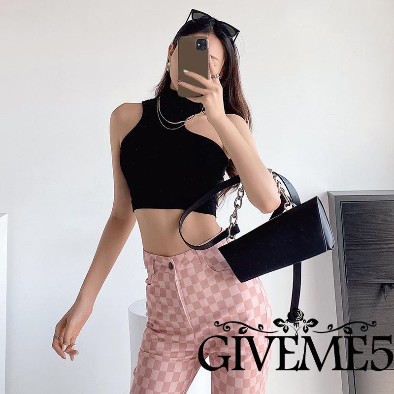 Áo Croptop Sát Nách Màu Trơn Thiết Kế Độc Đáo Thời Trang Cho Nữ