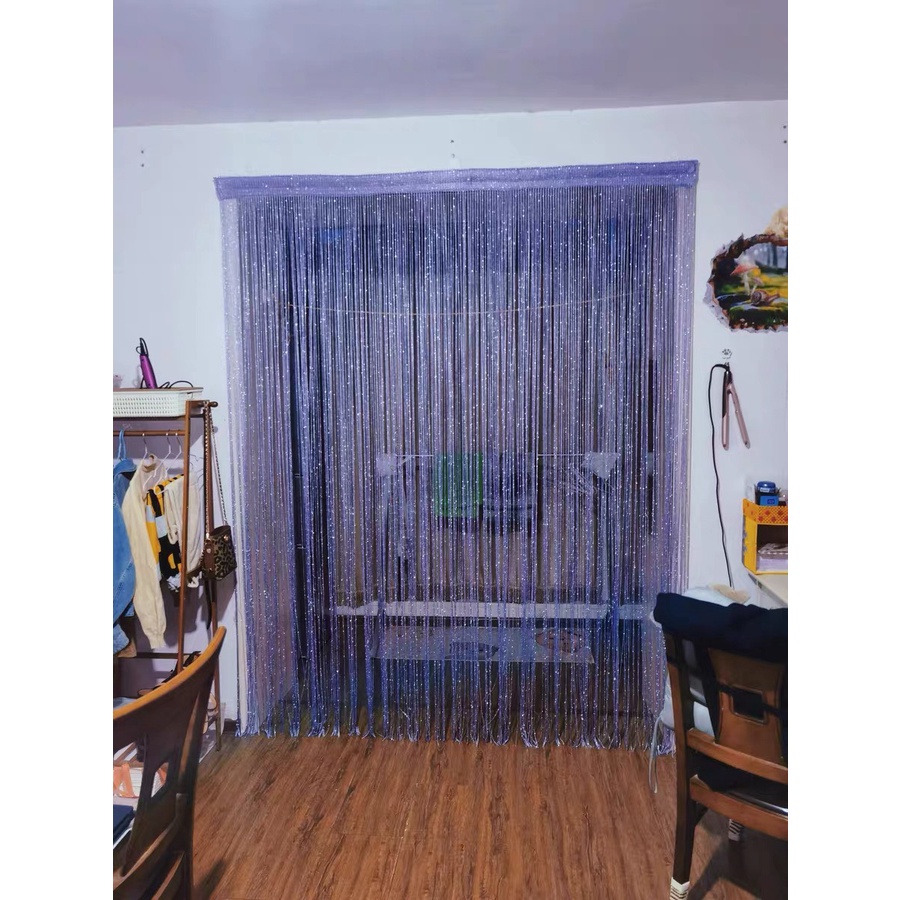 Rèm sợi kim tuyến decor trang trí nhà cửa, spa,cửa hàng siêu đẹp