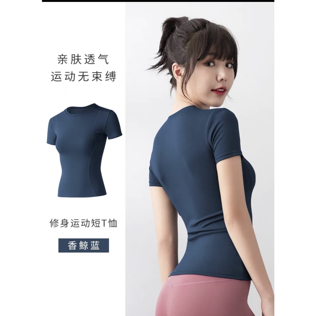 Áo thun thể thao MT thoáng mát thời trang cho nữ khi luyện tập gym và yoga chạy bộ đạp xe ofelias