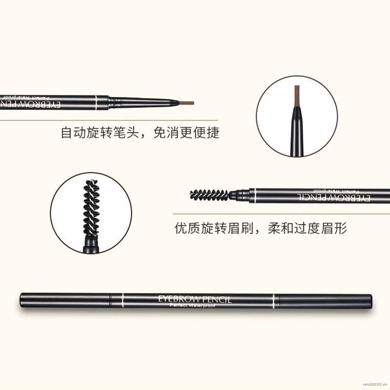 [Hàng mới về] Bút kẻ lông mày hai đầu ngòi mảnh 1.5mm dạng xoay tự động chống mồ hôi không trôi cho người mới bắt đầu | BigBuy360 - bigbuy360.vn