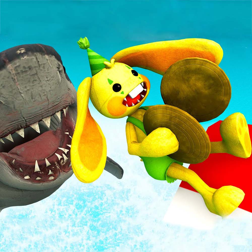 Poppy Playtime Horror Rabbit Plush Toy Doll Huggy Wuggy Game Character Bunzo Bunny Doll Toy Gift -40cm