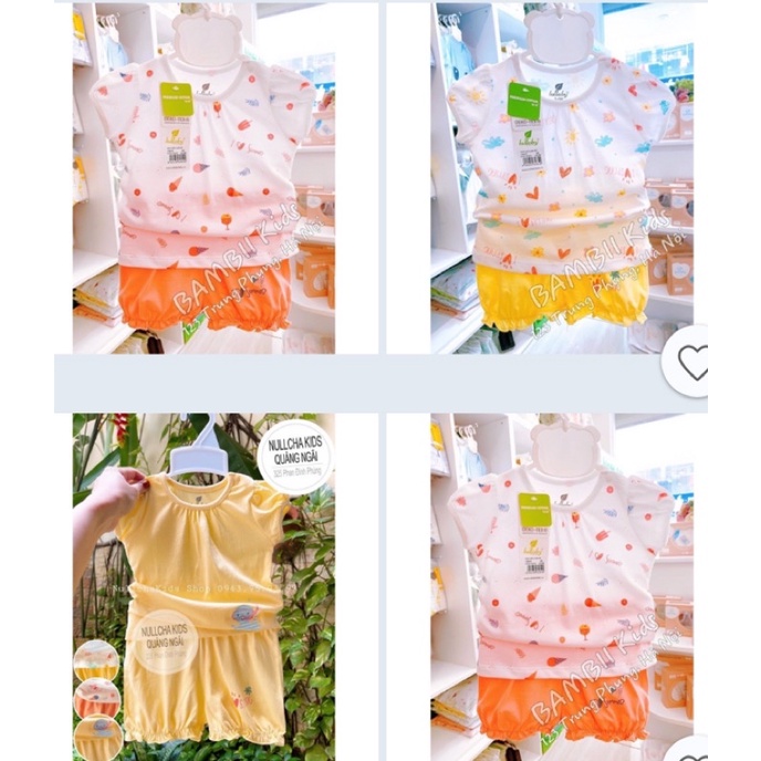 Bộ cộc cánh tiên cotton Lullaby bé gái