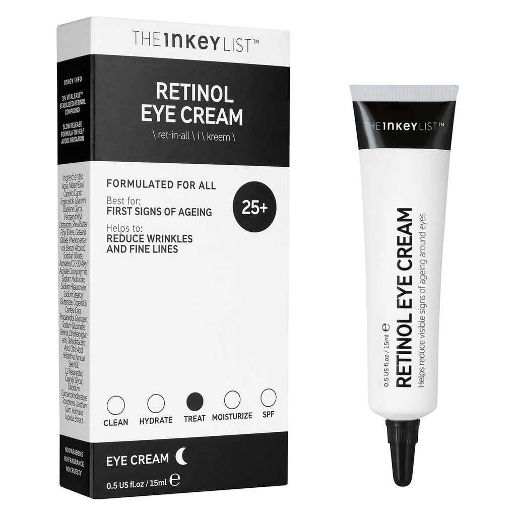 Kem Dưỡng Mắt The Inkey List Caffeine Eye Cream  giảm quầng thâm, bọng mắt