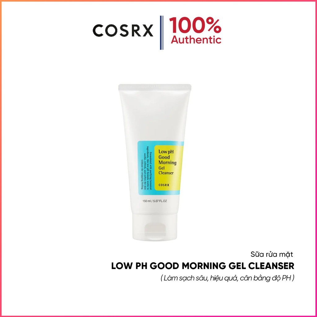 Sữa Rửa Mặt Cosrx Low pH Good Morning Gel Cleanser 150ml Chính Hãng
