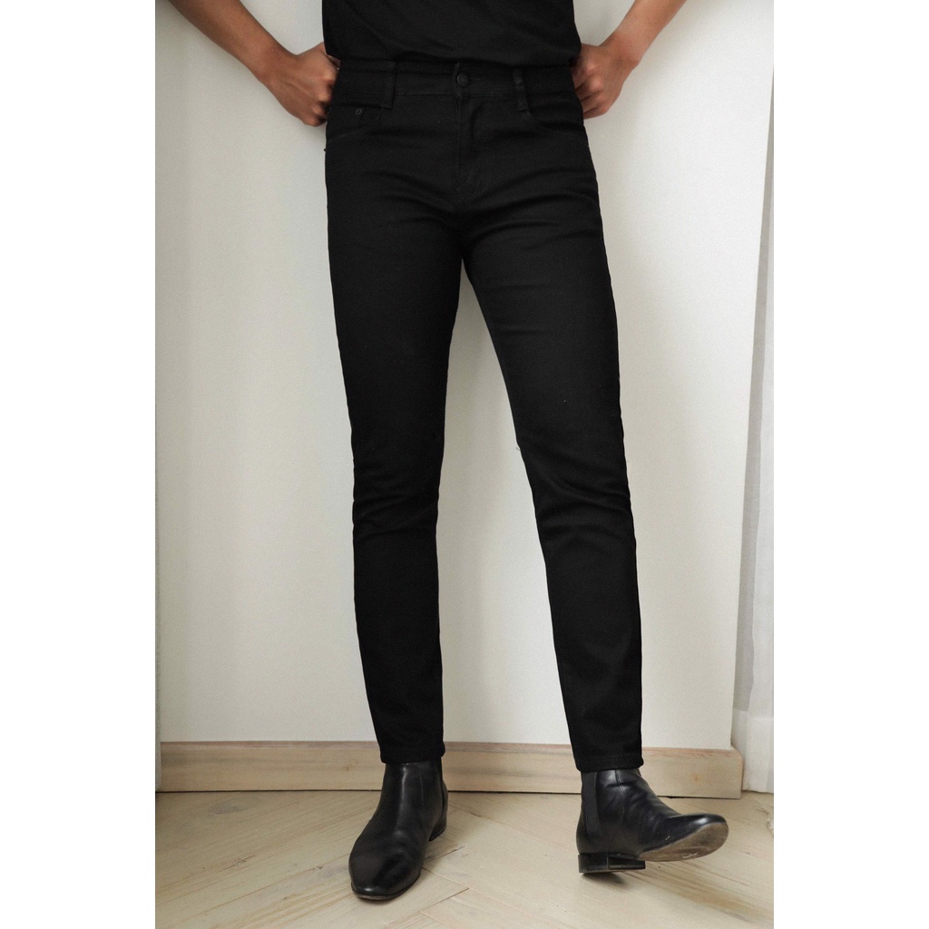 A/G Quần Jean Nam Cao Cấp Đen BASIC Phom Skinny Phong Cách Năng Động Trẻ Trung | BigBuy360 - bigbuy360.vn