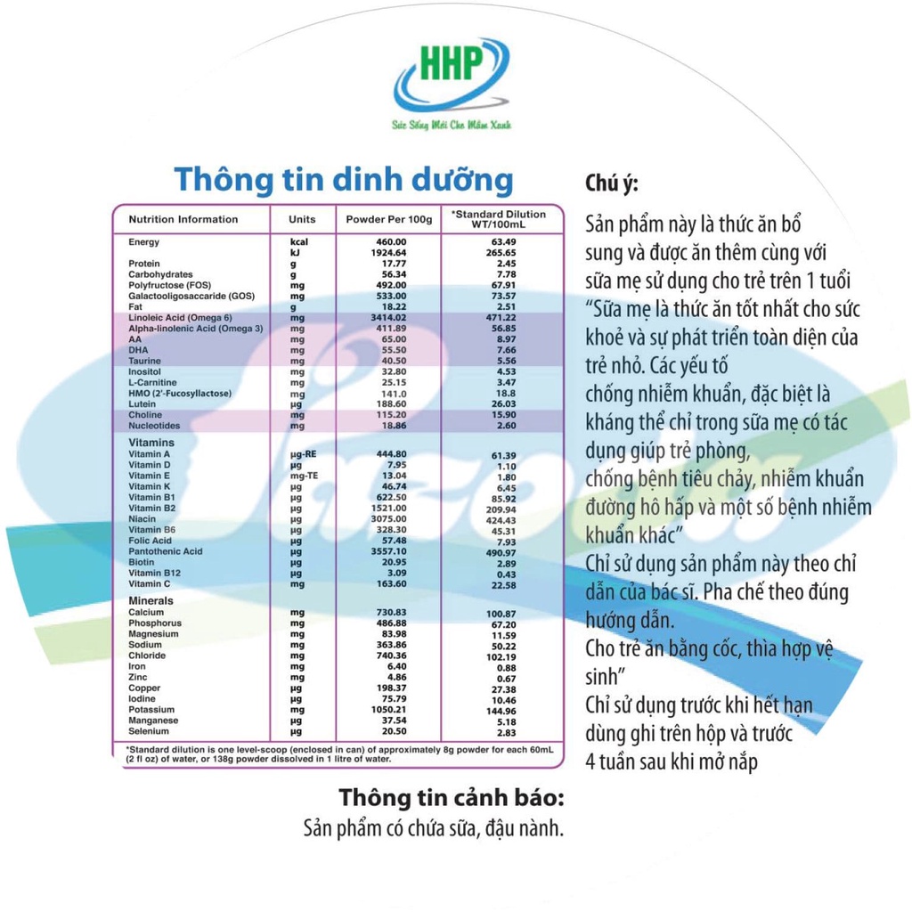 Sữa bột Nutrilatt Số 3 900g