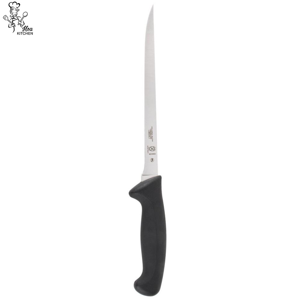 Dao Lọc Thịt Phi Lê Cá Róc Xương Lưỡi Cứng Dẻo Bản Hẹp Dài 210 Mm Thép Nhật Cao Cấp Mercer Culinary USA