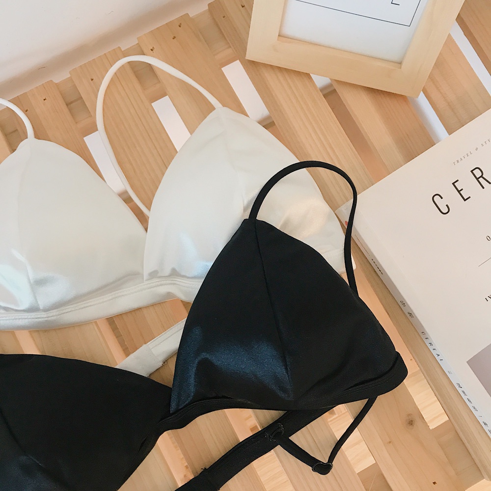 NUZIRO  Áo Ngực Màu Sắc Đơn Giản Quyến Rũ Cho Nữ