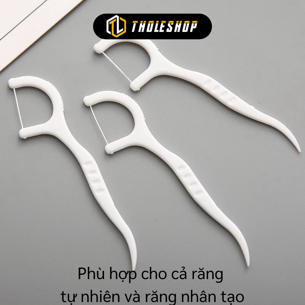[SGD] Chỉ Nha Khoa - Hộp 50 Que Tăm xỉa Răng Nha Khoa Dùng 1 Lần SinWuas Chuyên Dụng 8557