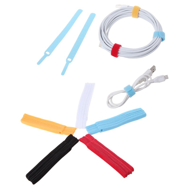 Set 20 Dây Quấn Cáp / Tai Nghe / Chuột Máy Tính Tiện Dụng