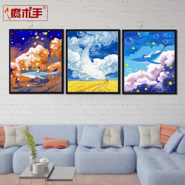 Tranh cá voi 40*50