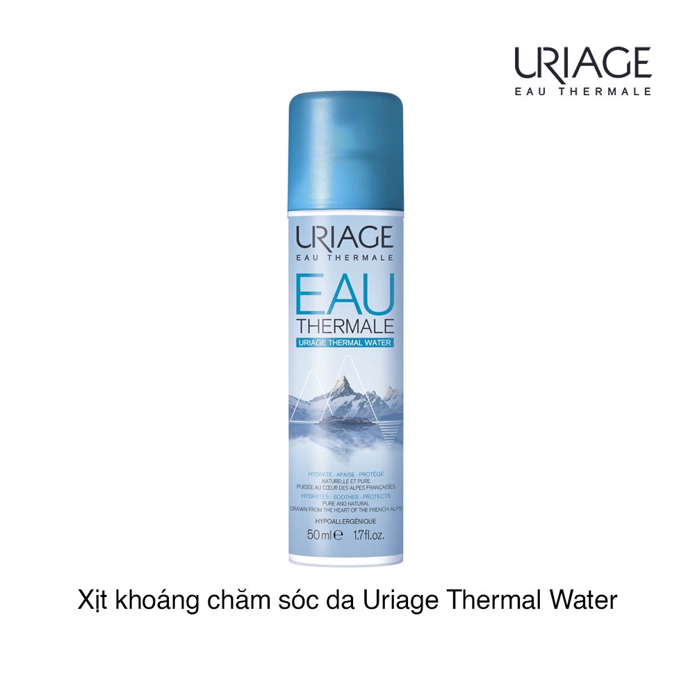 Uriage Xịt khoáng Dưỡng Ẩm &amp; Cân Bằng Da Eau Thermale Water 50ml