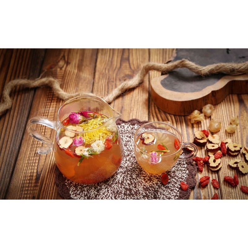 Trà dưỡng nhan, trà hoa 8 vị