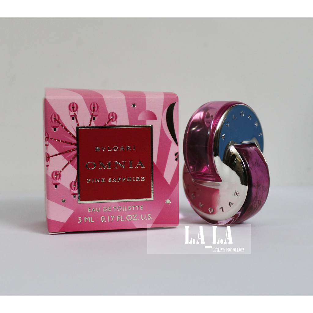 (mini) Nước hoa Bvlgari Omnia Pink Sapphire EDT 5ml