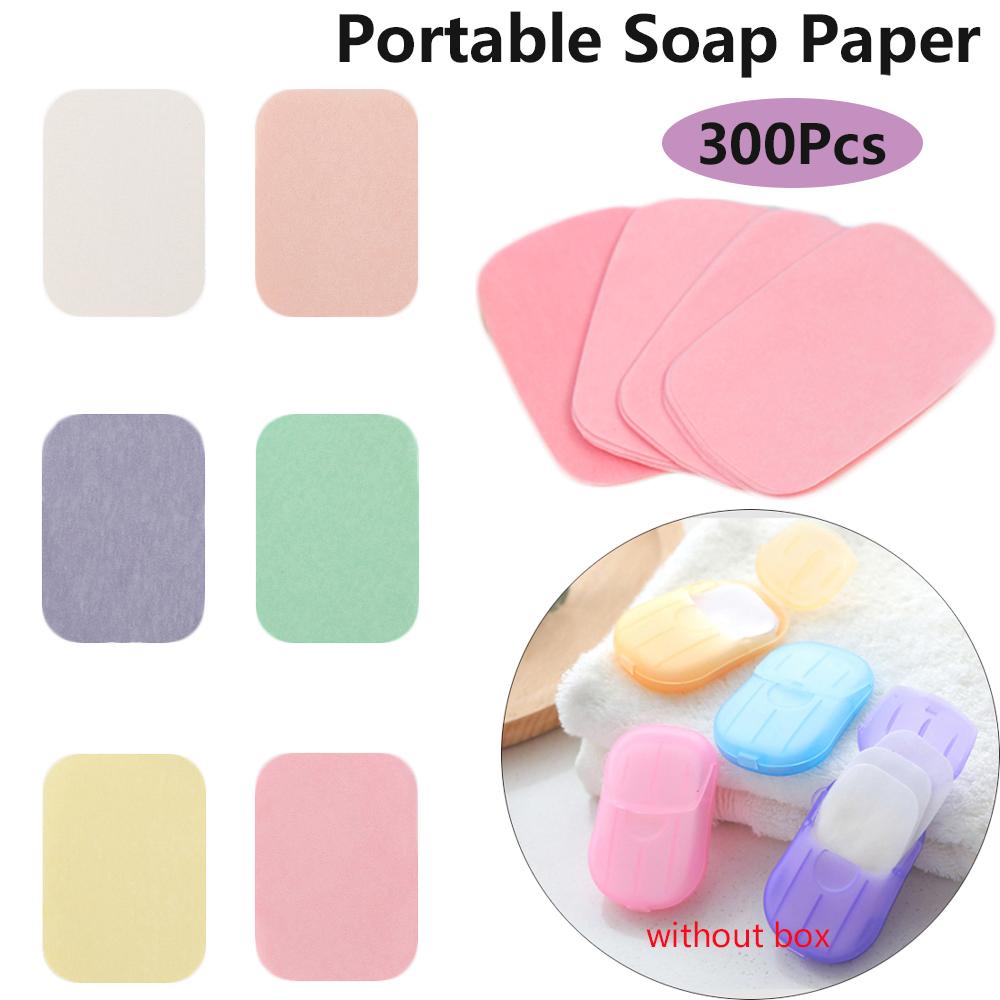 Hộp 300 Xà Phòng Rửa Tay Di Động Tiện Dụng Cho Hoạt Động Ngoài Trời