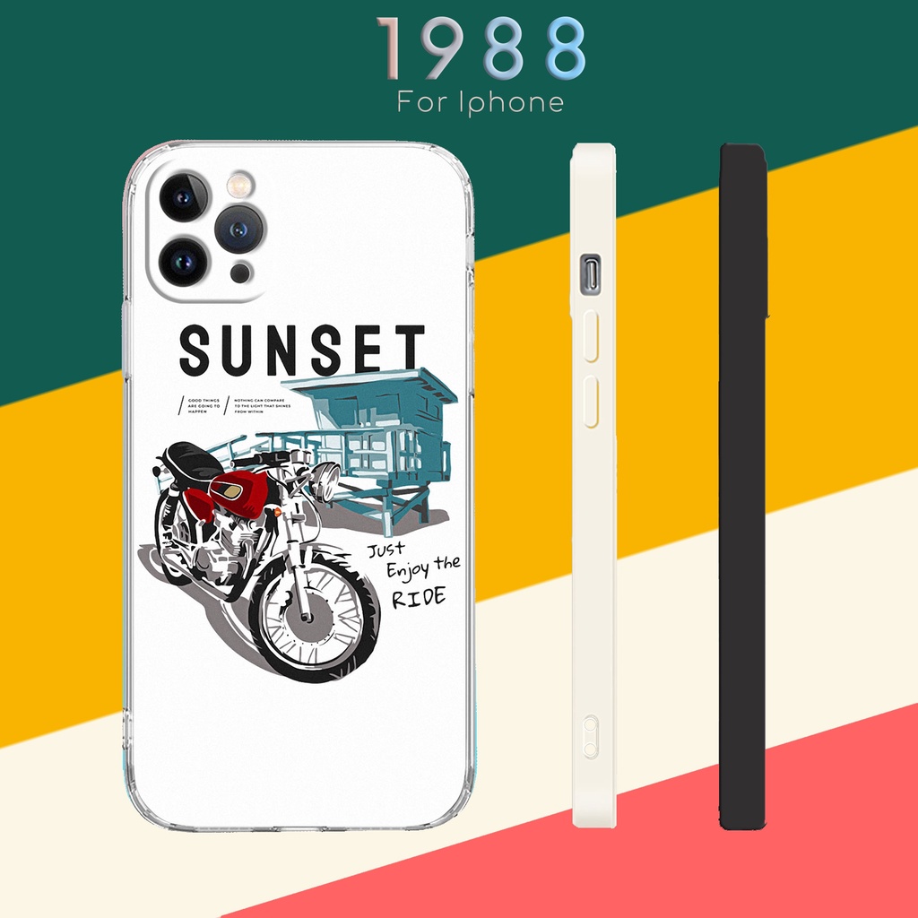 Ốp di động sunset ride october Iphone 6 7 8 X XR XS SE 11 12 13 PLUS PRO PROMAX LRT220264