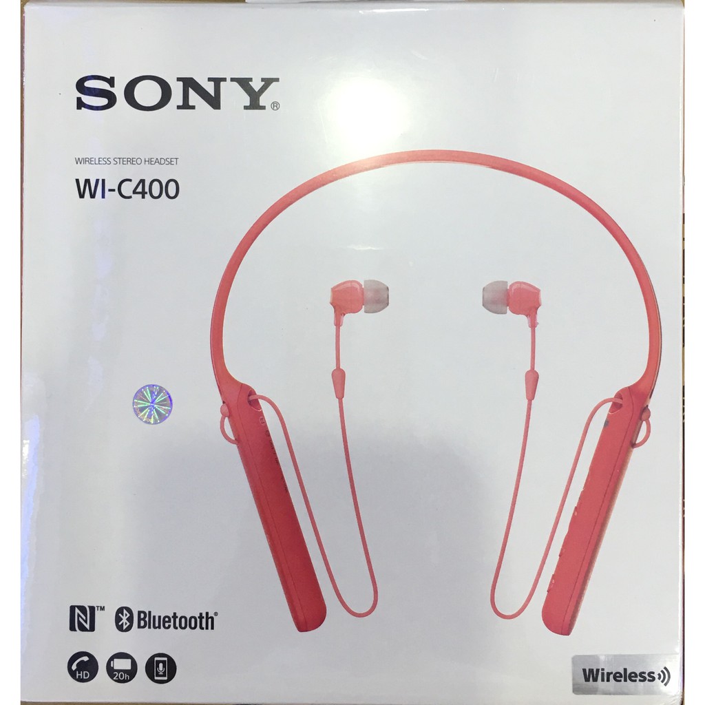 Tai nghe không dây Sony WI-C400 Bluetooth NFC