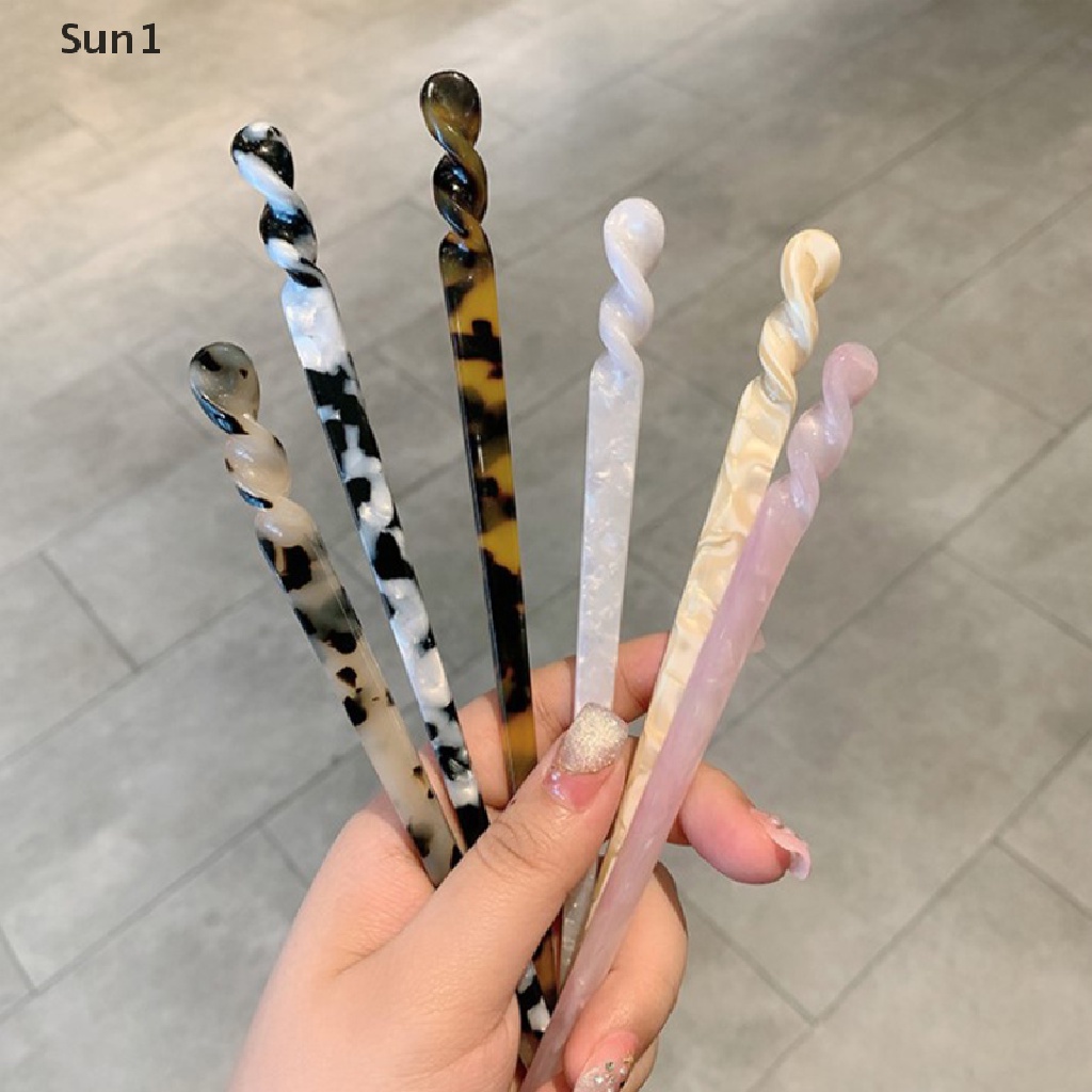 Sun1 &gt; Trâm Cài Tóc Bằng Nhựa resin Acetate Phong Cách Trung Hoa Cho Nữ
