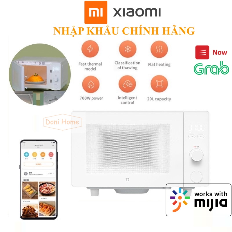 [Mã 11ELSALE hoàn 7% đơn 300K] [GIAO HỎA TỐC]Lò Vi Sóng Xiaomi Thông Minh 20L|Tích Hợp App MiHome