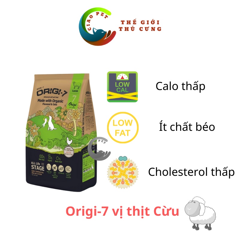 [SALE SỐC] Thức ăn cho chó Origi-7 6kg