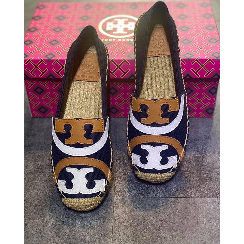 GIÀY SLIP ON TORY BURCH POPPY CANVAS ESPADRILLE AND ESPADRILLES MULES | BigBuy360 - bigbuy360.vn